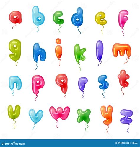 Balloon ABC for Children, for Birthday Party, Baby Shower, Small Bubble ...