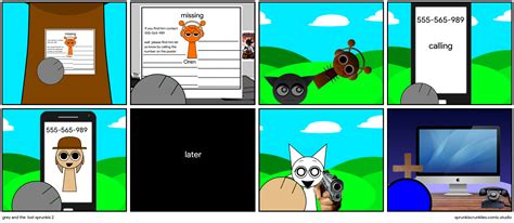 gray & the lost sprunki's - Comic Studio