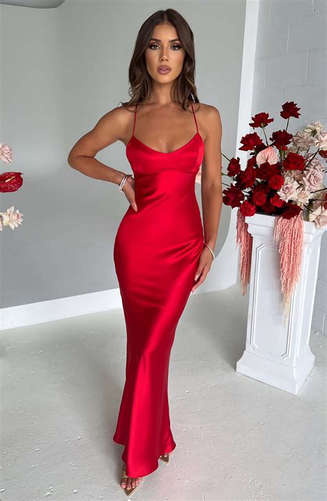 Red Maxi Dress Designer