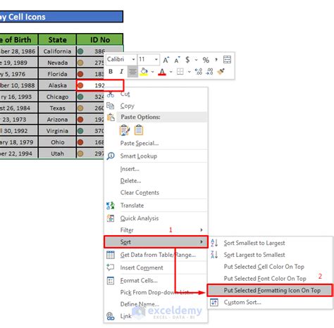 How to Add Sort Buttons in Excel Columns 的图像结果