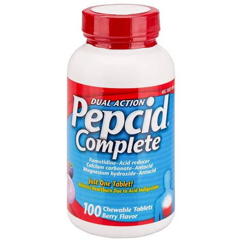 Pepcid Complete Dual Action Chewable Tablets Berry Flavor (100 Count) – BabyLuck Retail