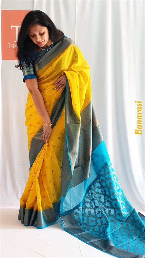Shop Lightweight Designer Banarasi Sarees in Georgette Fabric – Tnaika™