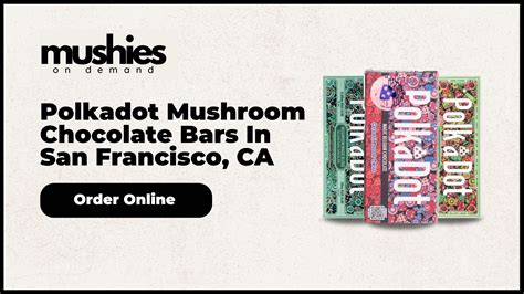 Polkadot Mushroom Chocolate Bars Los Angeles - Buy Online