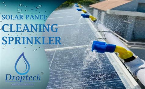 Droptech Solar panel cleaning sprinkler shower pvc set of 10 pcs (1/2 ...