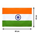 Buy Pearlfiesta Poly Cotton Fabric Indian Flag - Har Ghar Tiranga, 40. ...
