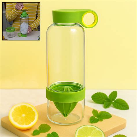 Citrus Zinger Fruit Infuser & Sports Duo Juice Water Bottle
