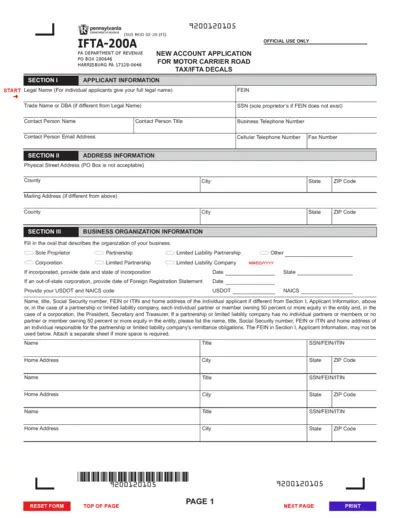 Horry County Probate Court Estate Opening Packet