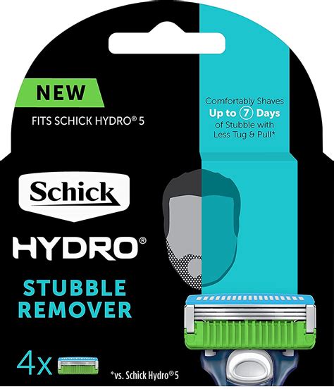 Buy Schick Hydro Stubble Remover Blades 4 Count Online at Low Prices in ...