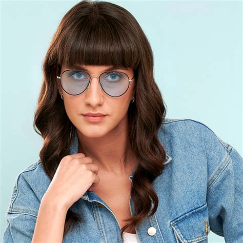 Silver Black Sky Blue Solid Full Rim Round John Jacobs JJ Tints JJ ...