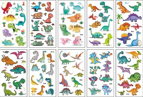 10 Sheets Temporary Tattoos,Arm Neck Face Animals India | Ubuy