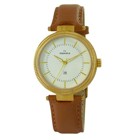 Buy PA Maxima Women 61981LMLY White Dial Analog Watch (M) Online