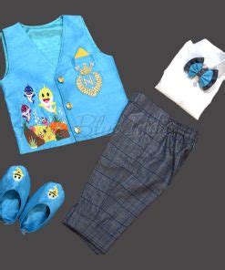 Baby Shark Birthday Boy Party Theme Outfit -Shark birthday