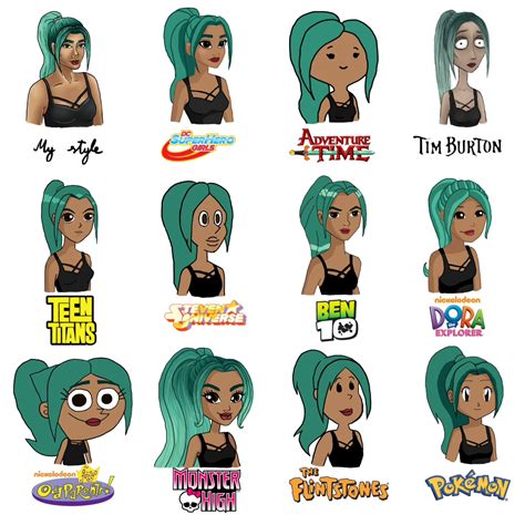 Style challenge || 12 art styles by Emagreif on Newgrounds