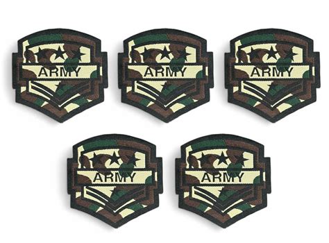 REENA Printed Sew on 5 Patches Combo Small for Clothes Jackets Pants ...