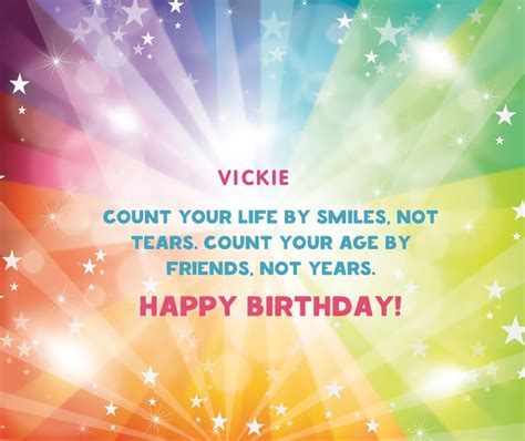 Happy Birthday Vickie, Beautiful images.