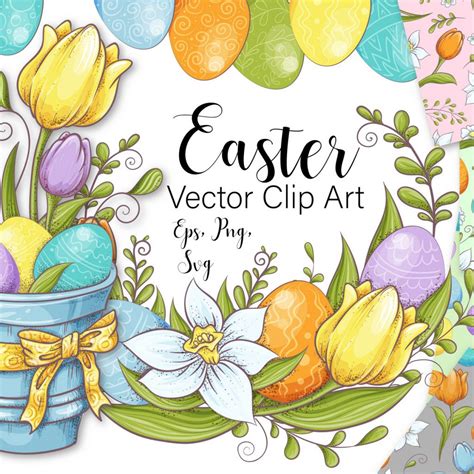 Easter Flowers Clip Art
