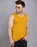 Buy Mustard Vests for Men by FIDATO Online | Ajio.com