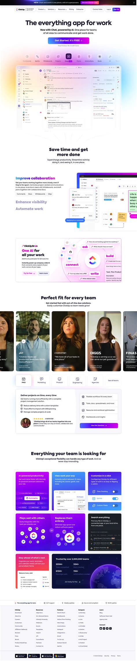 ClickUp Features 的图像结果