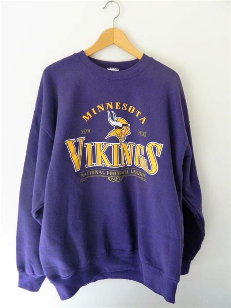Vintage Minnesota Vikings Sweatshirt // team Pride | Etsy | Minnesota ...
