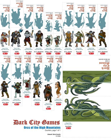 Image result for Printable RPG Miniatures