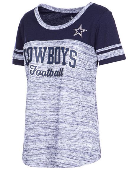 Authentic NFL Apparel Women's Dallas Cowboys Space Dye T-Shirt - Macy's ...