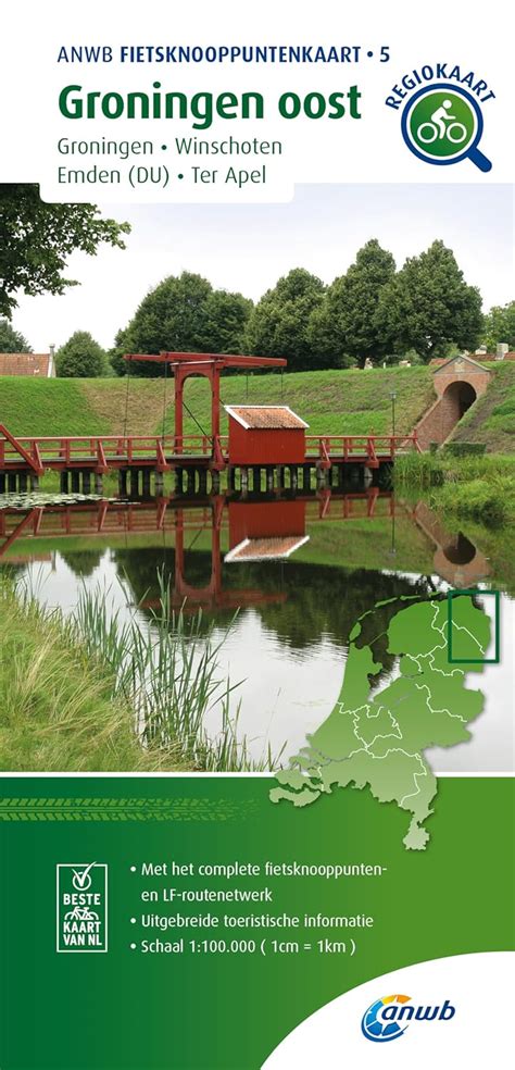 Buy Groningen East bicycle junction maps (5) (Knooppuntkaarten) Book ...
