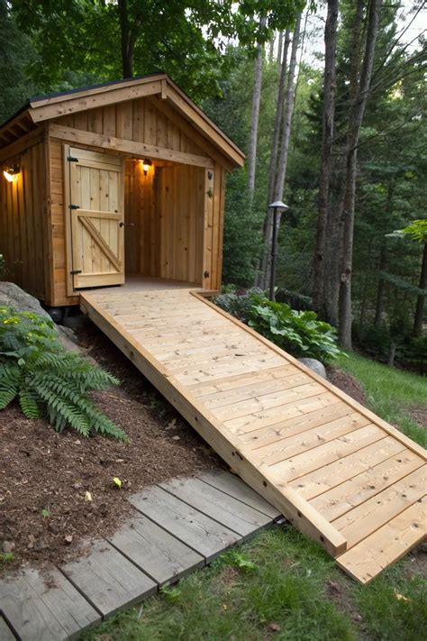 19+ Creative Shed Ramp Ideas for Your Backyard - Alderlight