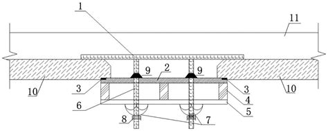 装配式叠合板现浇带吊模施工系统的制作方法