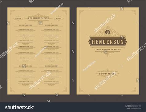 Food Menu Cover Design 的图像结果