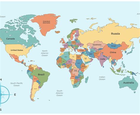 World Map with Titles 的图像结果