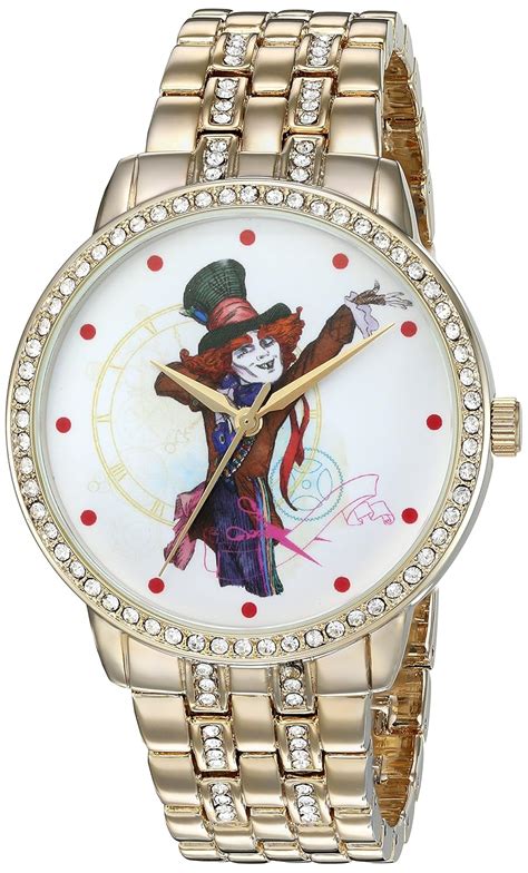 Disney Women's 'The Mad Hatter' Quartz Metal and Alloy Automatic Watch ...