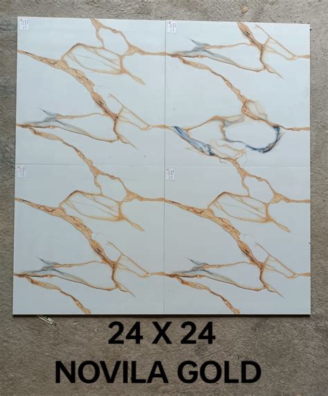 Floor Tiles - Porcelain, 24x24 Inches, Glossy Finish | Water-resistant ...