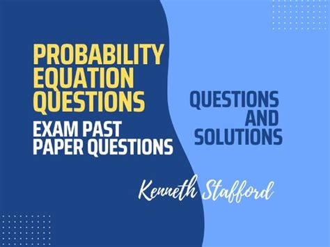 Image result for Probability Exam Questions Edexcel