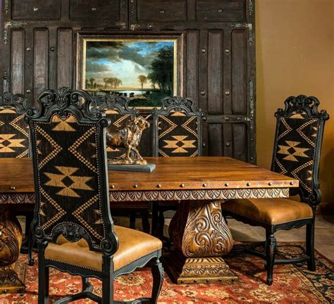 Rustic Elegant Western Dining Tables | Fine Western & Ranch Style ...