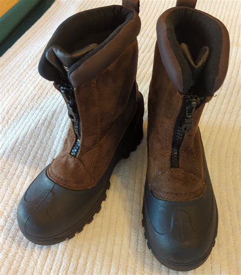 Itasca Mens Insulated Boots Front Zip Brunswick Brown… - Gem