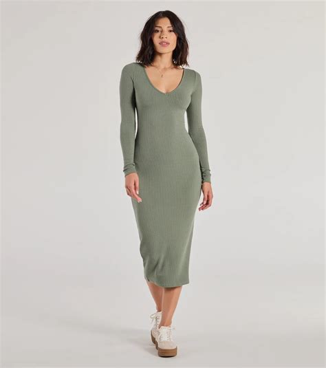Long Sleeve Casual Dresses & Windsor