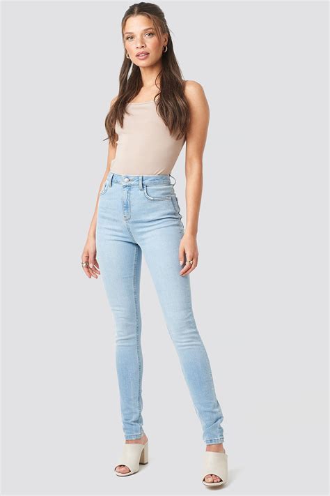 High Waist Skinny Jeans Blue | Skinny jeans, High waisted skinny jeans ...