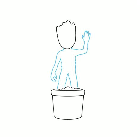 Image result for How to Draw Groot Step by Step