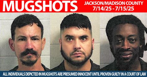 Jackson Mugshots: 07/14/2025 - 07/15/2025 - Talk-N West TN