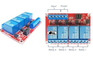 Image result for 4CH Relay Module Top View