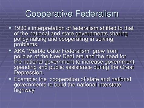 Co-operative Federalism Diagram 的图像结果