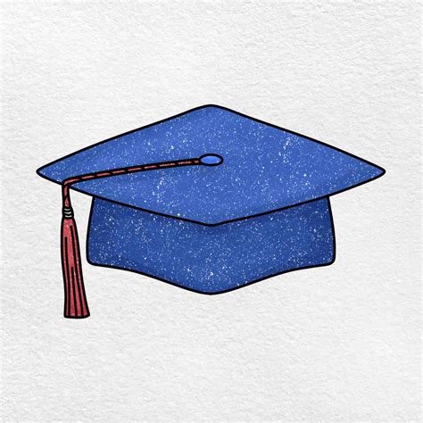 Graduation Cap Drawing Simple 的图像结果