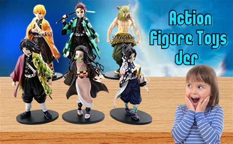 Buy Trunkin Rubber Set B Anime Demon Slayer Action Figure Toys for Kids ...