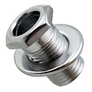 Acoustic Folk Guitar Iron Tuning Keys Bushings+Washers Set Silver&Black ...