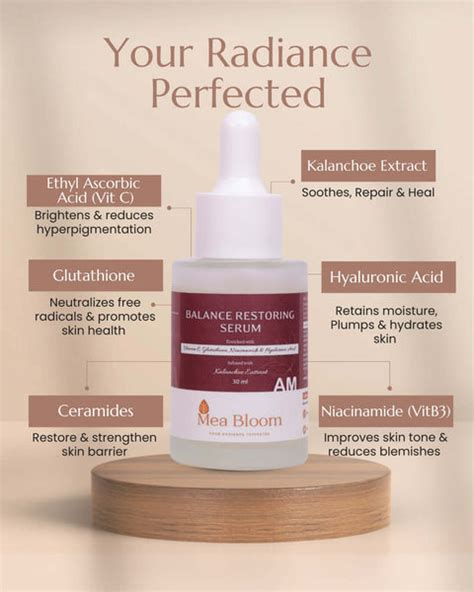 Balance Restoring Serum AM I Brighten I Hydrate I Barrier-strengthen ...