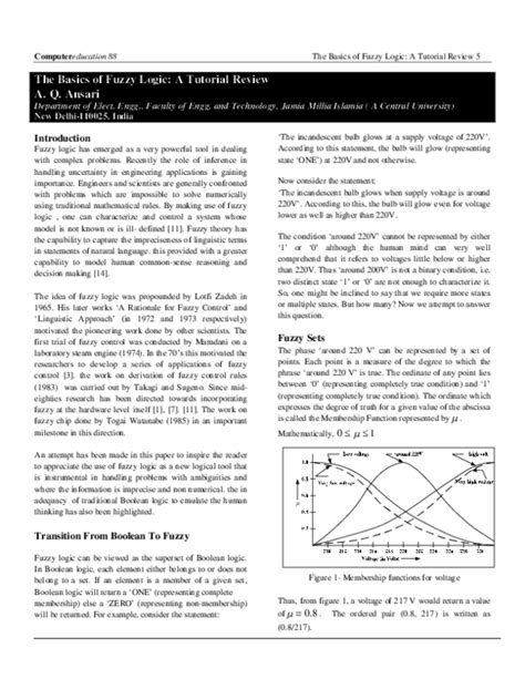 Image result for Fuzzy Logic Tutorial