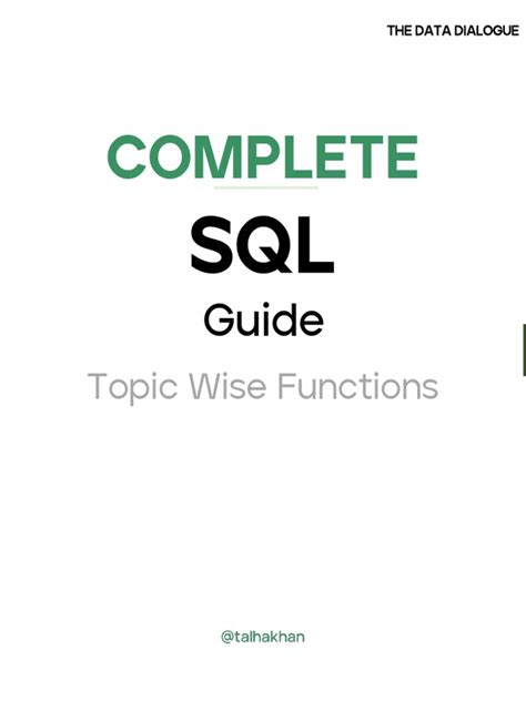 Image result for SQL Code Style Guide PDF