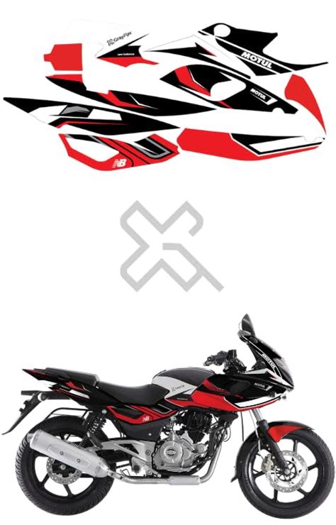 Grayfixx Pulsar 220F Full Body Sticker | Pulsar 220 Full Sticker ...