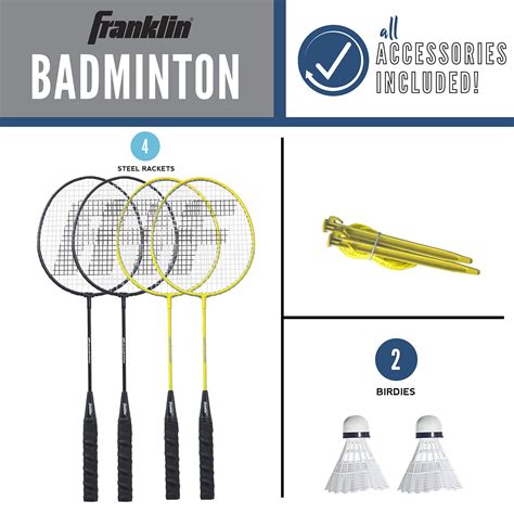 Buy Franklin Sports Badminton Net Sets - Outdoor Backyard + Beach ...