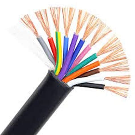 ELECTRRIUS 1mm 12-Core Round Copper Wire & Cable - ISI Marked, 15 ...